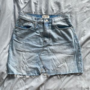 Madewell Jean skirt